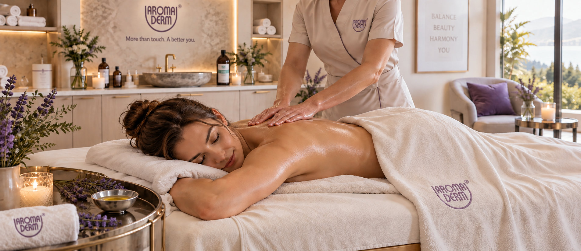 Profesjonalny masaż i rytuały SPA Aroma Derm